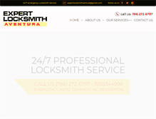 Tablet Screenshot of expertlocksmithaventura.com